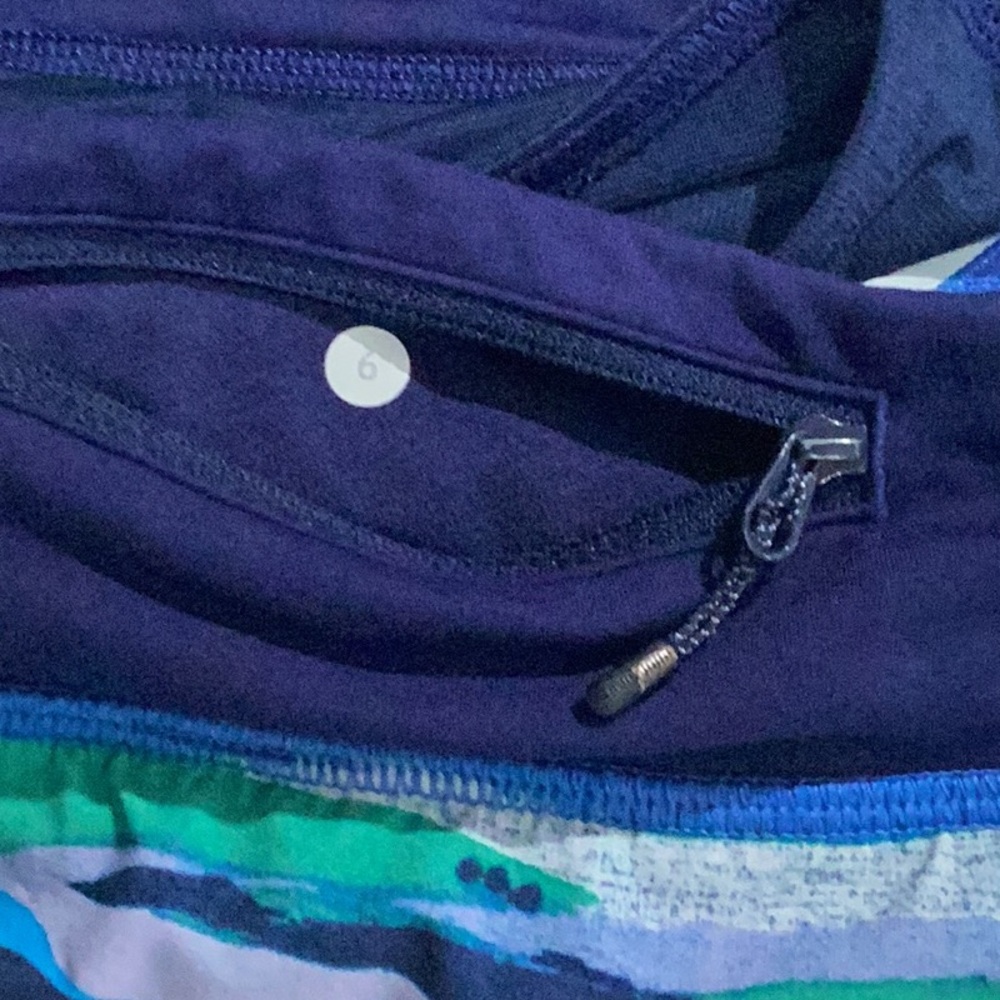 Lululemon Running Multicolor Patterned Athletic S… - image 2